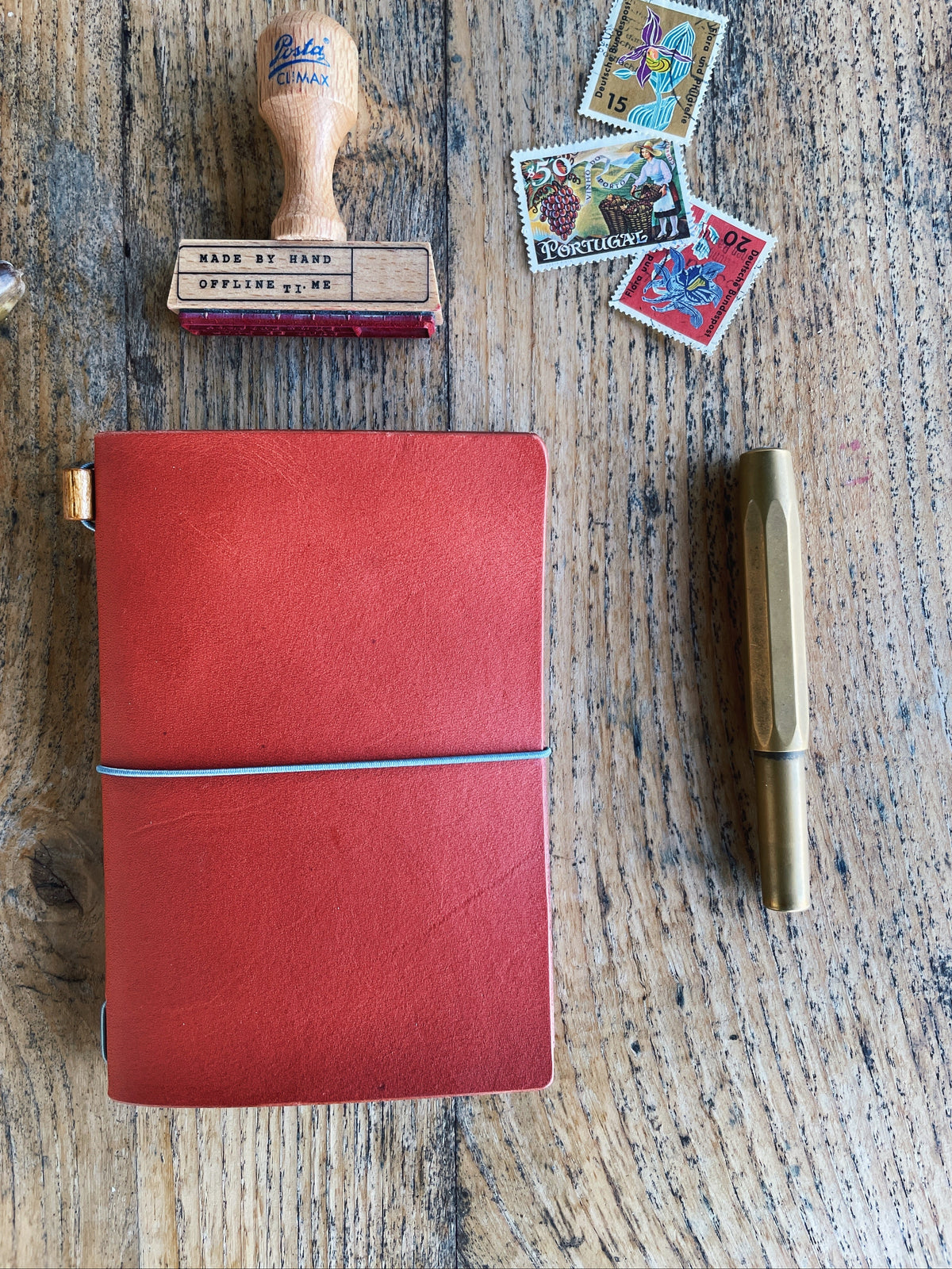 OFFLINETI.ME %uyum_store% Leather Cover - pocket journal