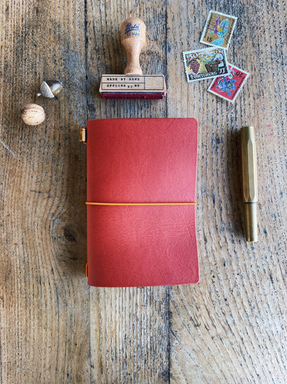 OFFLINETI.ME %uyum_store% Leather Cover - pocket journal