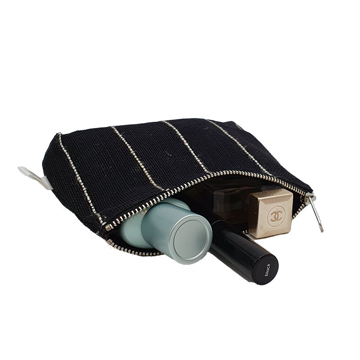 ANNA NERA %uyum_store% Toiletry Bag Jute S Black Toiletry Bag